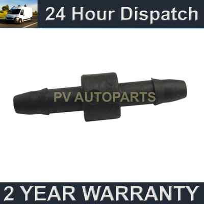 UNIVERSAL WINDSCREEN WASHER SCREENWASH IN LINE PIPE JOINER CONNECTOR 4MM WWY25