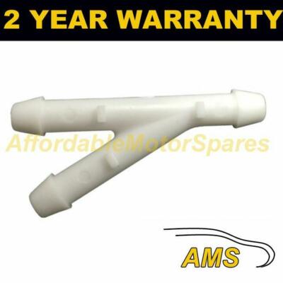 UNIVERSAL WINDSCREEN WASHER SCREENWASH 3 WAY Y-PIECE PIPE CONNECTOR 4MM WWY21