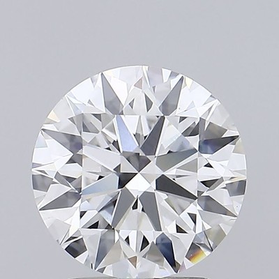 Round Lab Grown Diamond IGI Certified VS1 Clarity E Grade 2.44 Ct