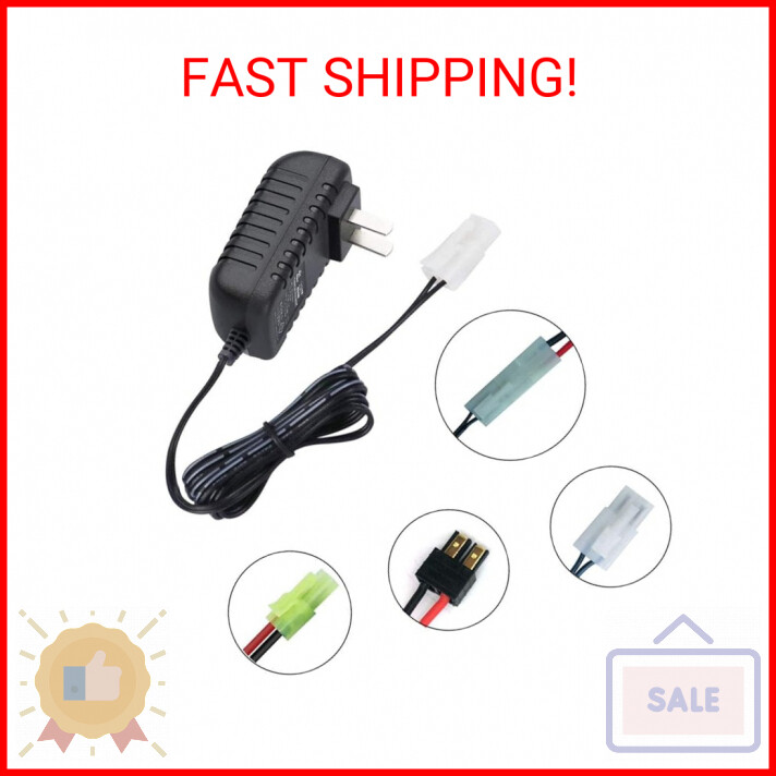 RC Car Battery Charger for NiMH/NiCd Battery Packs Charger, 9.6V 7.2V 8.4V Batte