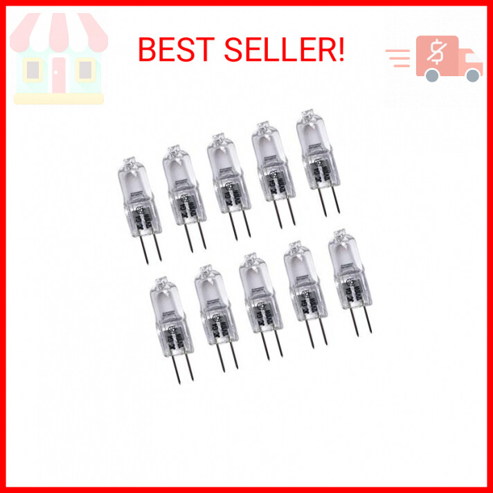 VSTAR 10 Watt T3 G4 Base 12 Volt 2500 Hours Light Bulb 10W 12V Landscape 10 Pack