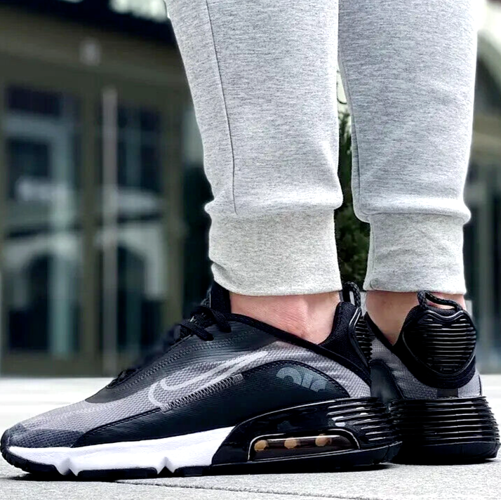 Air max top 2090 black white