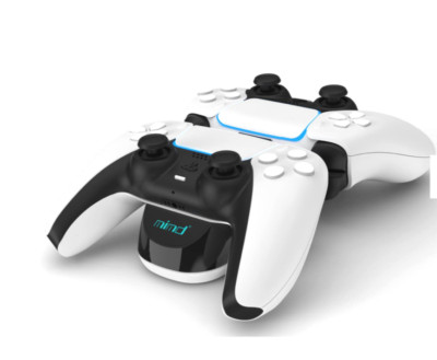 Dual USB Fast Charger DualSense PS5 Controller LED Dock Station Charging Stand 