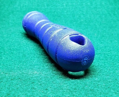 Grobet Blue Plastic File Handle with Metal Gripping Insert Size 6