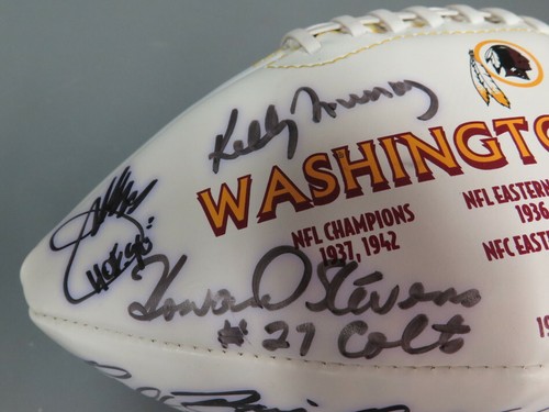 NFL Washington Redskins Multiple Signatures Autographed Limited Edition Football