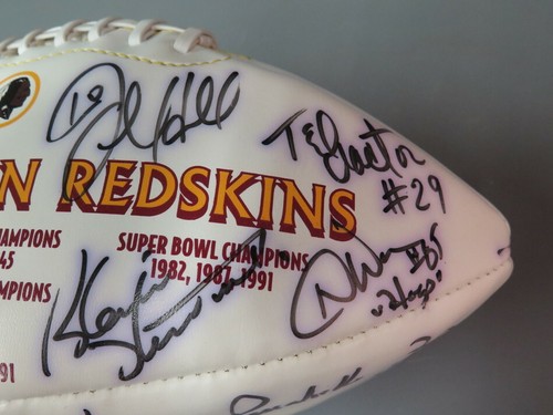 NFL Washington Redskins Multiple Signatures Autographed Limited Edition Football