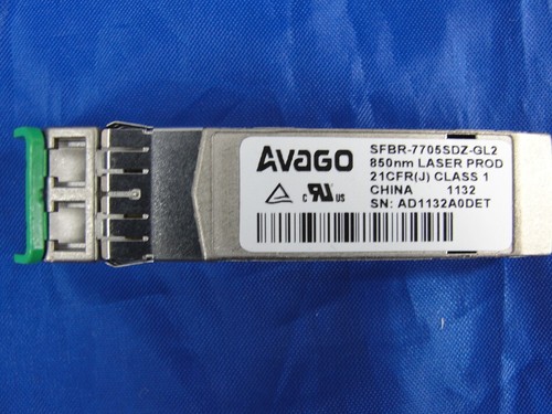 LOT 18 AVAGO SFBR-7705SDZ-GL2 10GB 850nm SFP LC TRANSCEIVER SWITCH MODULE