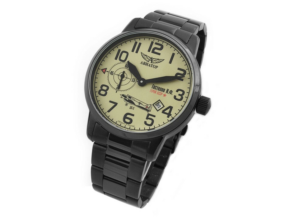 Pre-owned Poljot Aviator  Fliegeruhr Watch Gastello Cccp 3105-1734388b 3105/1734388b Us