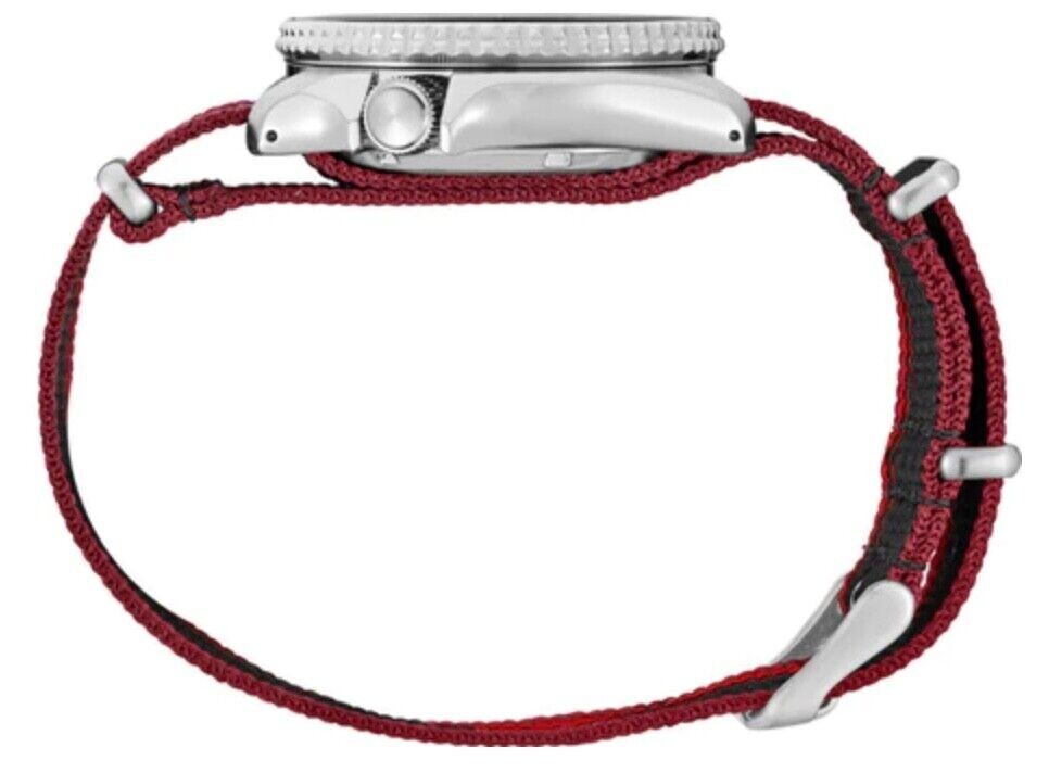 Pre-owned Seiko Men's 5 Sports Special Edition Skx Style Red Black Automatic Watch Srpk71