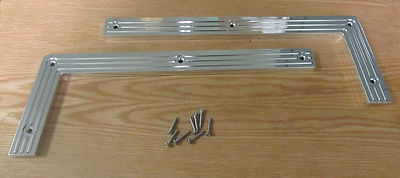 1955 56 57 58 59 Chevy & Gmc Truck Custom Door Sill Carpet Plates Pair