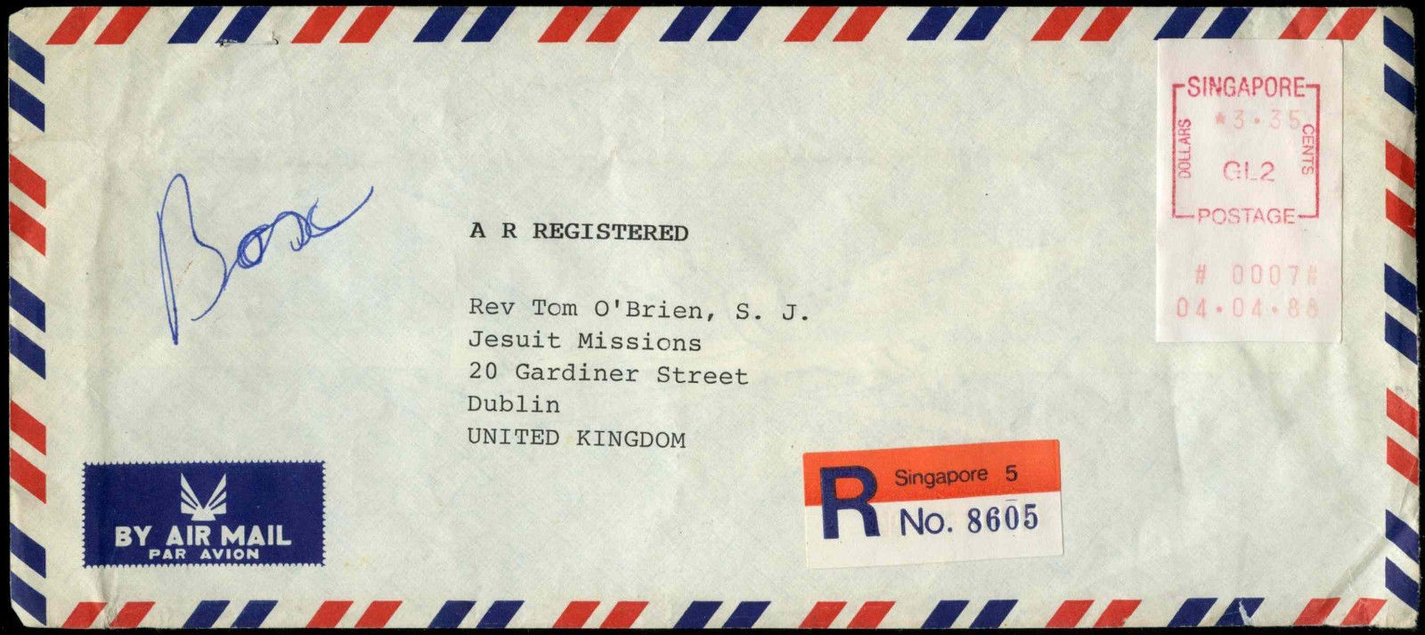 Cubierta de sellos de Singapur 1963-ahora