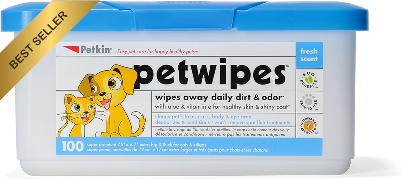 Cleanser for Dogs and Cats, 100 Count (PK5350)
