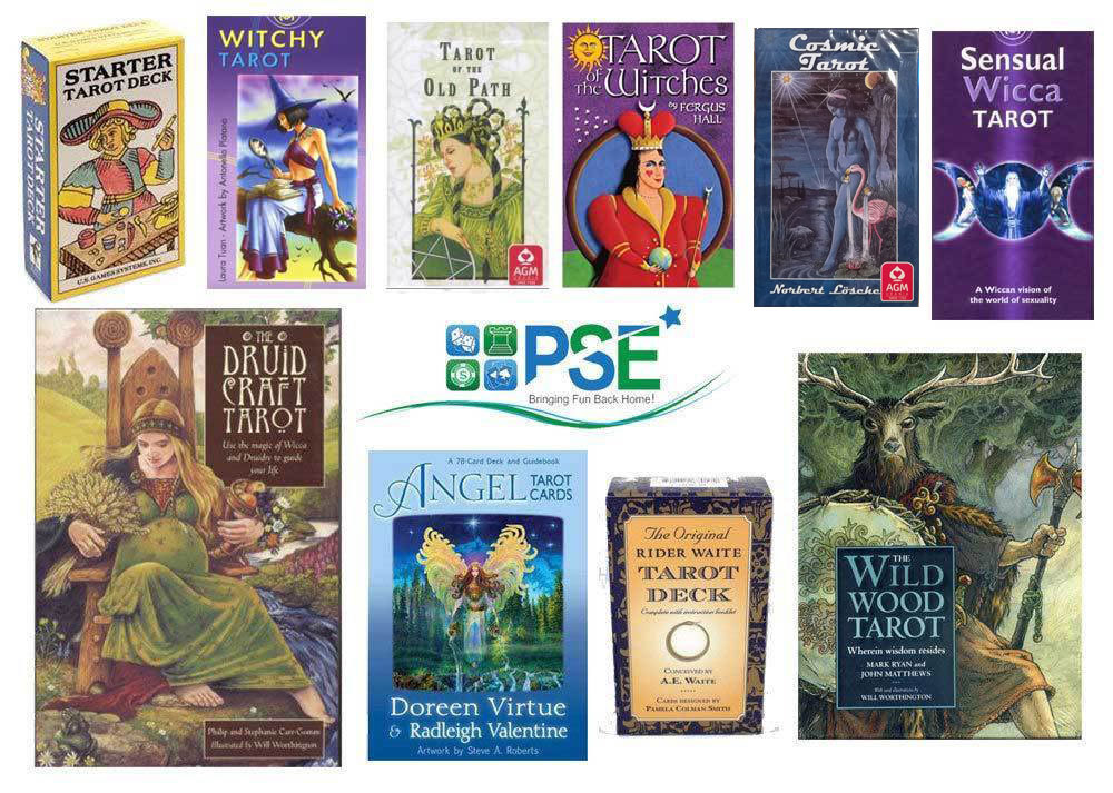 Tarot Cards Deck Rider Waite Wildwood Witches Cosmic Druidcraft Old Path Angel Ebay