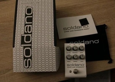 Soldano SLO Overdrive – legendärer SLO‑Sound, Pedal + OVP, top Zustand