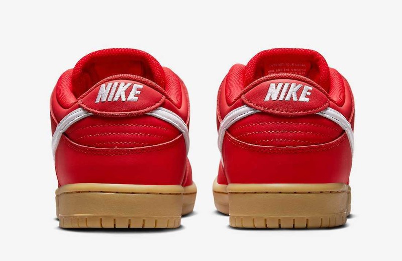 Nike SB Dunk Low Pro ISO Orange Label University Red Gum