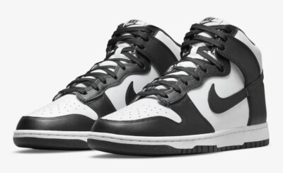 Nike Dunk High Black White Panda 2021 DD1399-105 Mens New | eBay