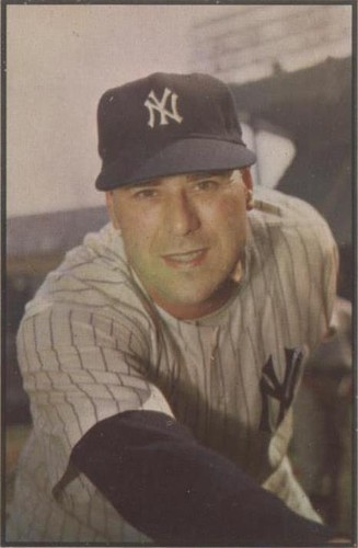 1953 Bowman Color - Vic Raschi #27