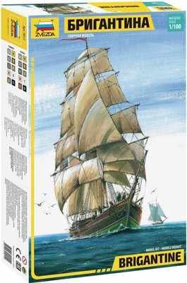 Beau Voilier 1:100 Zvezda 9011: Anglais Brigantine