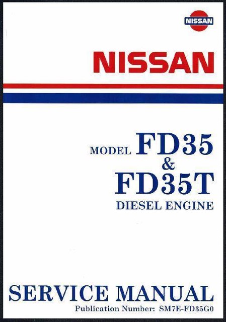 Nissan fd35 engine workshop manual