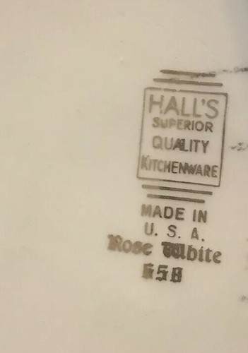 Hall's Superior Kitchenware 