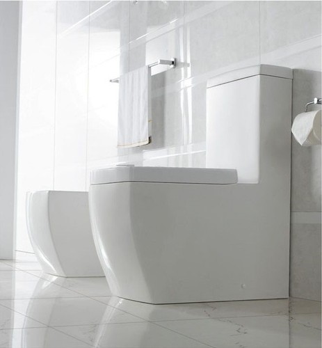 MINNANO SEPARATE BATH ＆ TOILET XXL Trojan Emerald | Freestanding Slipper Bath | 1800 x 800mm