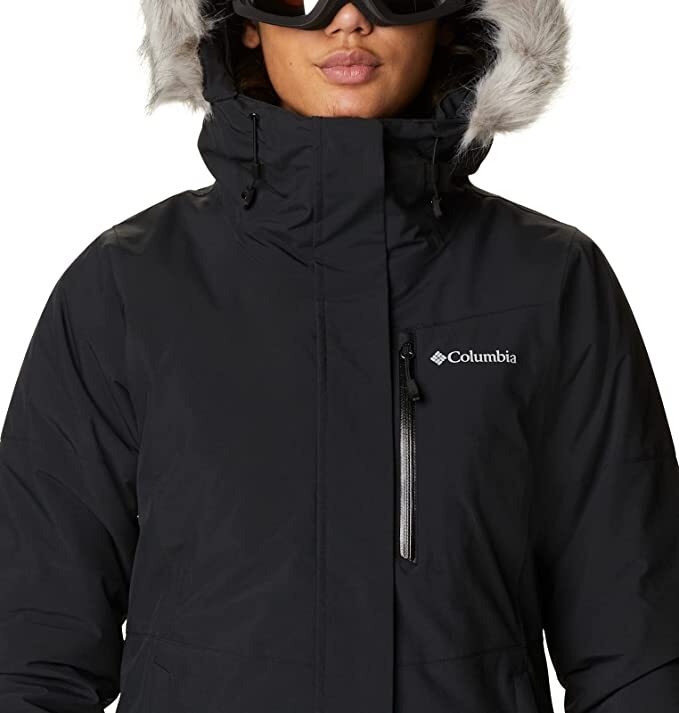 Pre-owned Columbia Women's Ava Alpine Insulated Jacket Black Xs S M Wk0758 Omni Tech