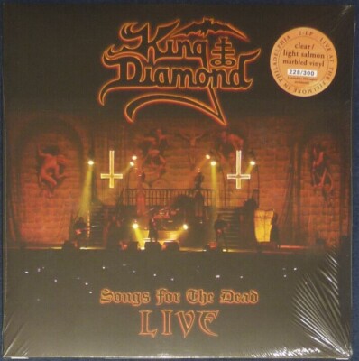 King Diamond - Songs For The Dead Live on Clear & Salmon Pink vinyl.