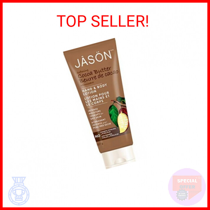 Jason Hand & Body Lotion, Softening Cocoa Butter, 8 Oz
