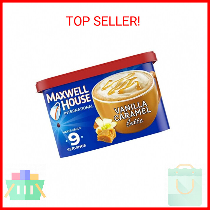 Maxwell House International Vanilla Caramel Latte Caf&eacute;-Style Instant Coffee Beve