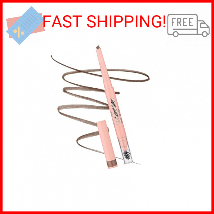 Maybelline New York Total Temptation Eyebrow Definer Pencil, Soft Brown, 1 Count
