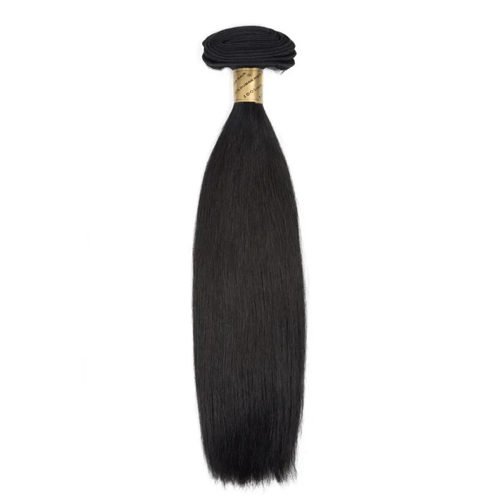 Bohyme Silky Straight Machine-Tied Weft Human Hair 18" Color 1
