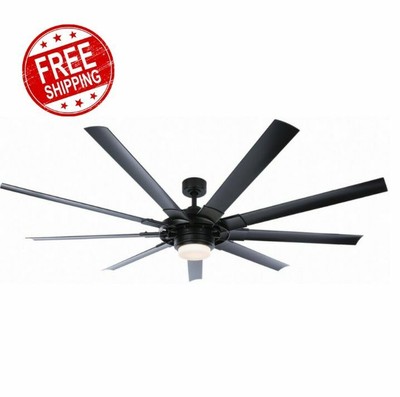 Fanimation Ceiling Fan 9 Blade 72 In Downrod Indoor Outdoor Led