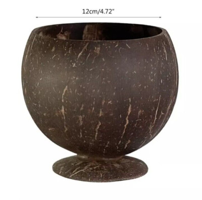 2021 New Natural Coconut Cup Creative Coconut Shell Fruit Beer Coffee Cold Drink