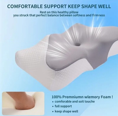 Pillow orthopedic with memory effect