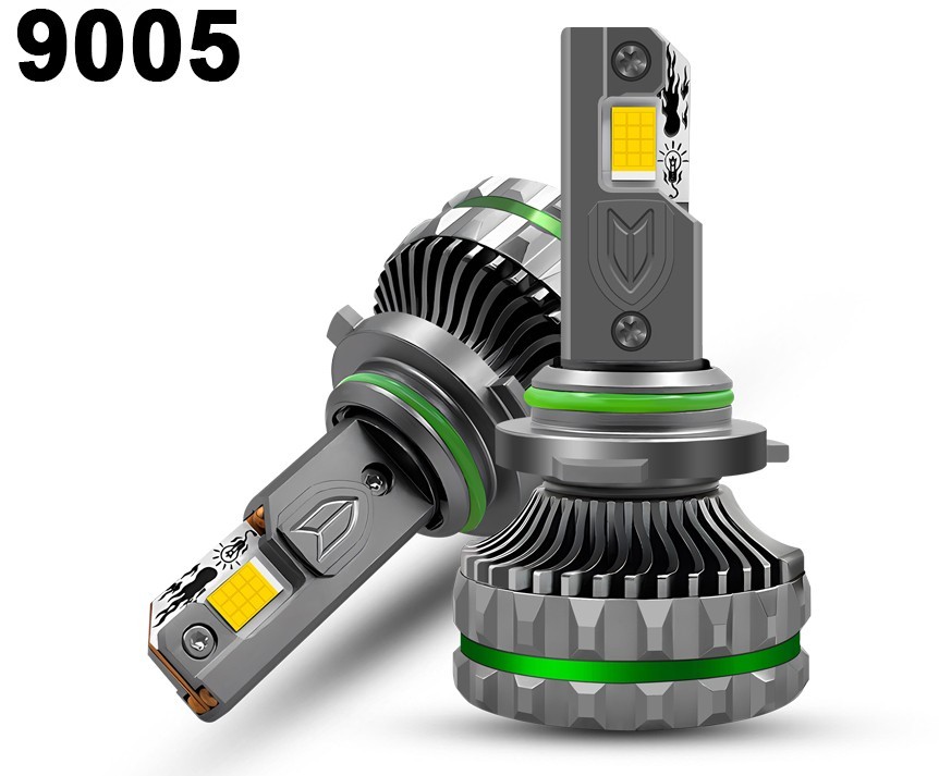 Coppia Lampadine LED 9005 HB3 Auto 300W 46000LM 6500K IP68 CANBUS Plug Play 12V