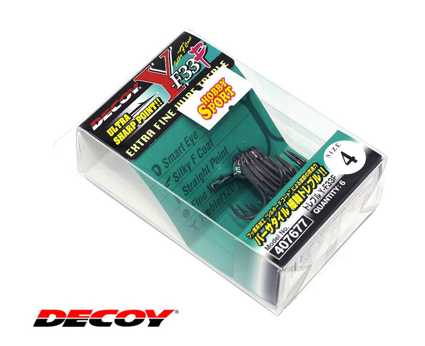 ANCORETTE DECOY SERIE Y F33 F SIZE 4 ULTRA SHARP POINT CONF 6 PZ SPINNING