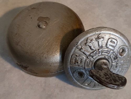 Alte Drehklingel  Bitte Drehen Türklingel 