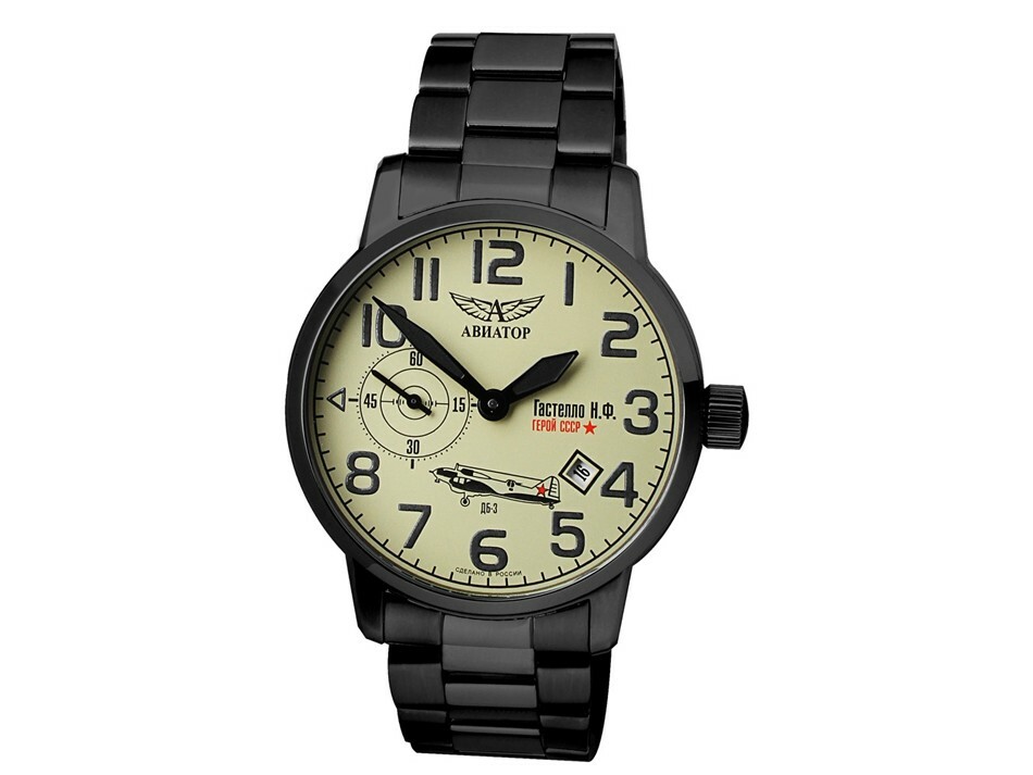 Pre-owned Poljot Aviator  Fliegeruhr Watch Gastello Cccp 3105-1734388b 3105/1734388b Us