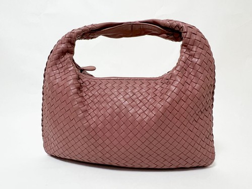 Bottega Veneta Light Purple Intrecciato Leather One Shoulder