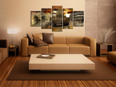 ITALY Canvas Print Framed Wall Art Picure Photo Image 020113-274