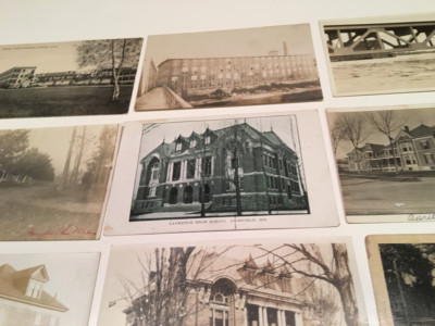 15 EARLY POSTCARD LOT OF FAIRFIELD, MAINE DIV/UNDIV/BACK POSTED UNPOSTED ME