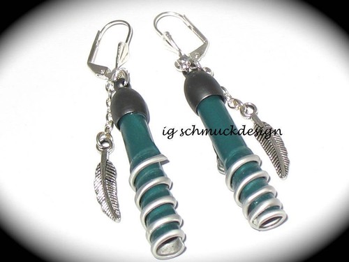 Handgefertigter Mode-Ohrschmuck ohne Stein