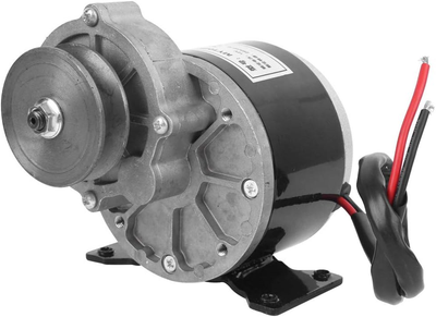 12V 250W Electro Motor Pure Copper Belt Pulley Geared Motor 