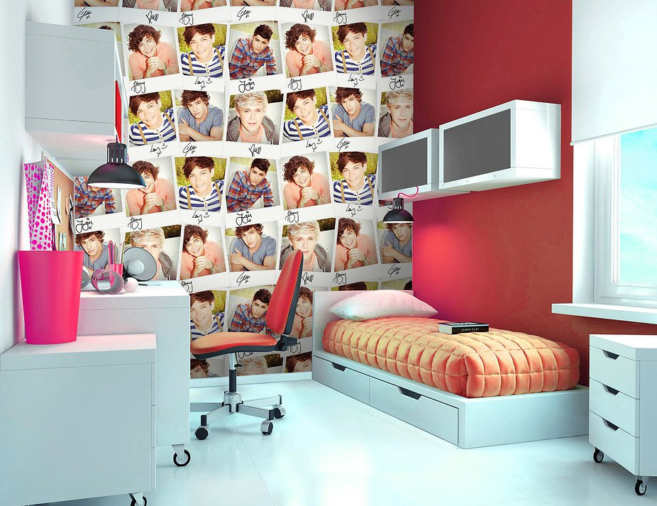 Details About One Direction 1d Collage Wallpaper Mural Photo Wall Paper Poster Bed Room Murals