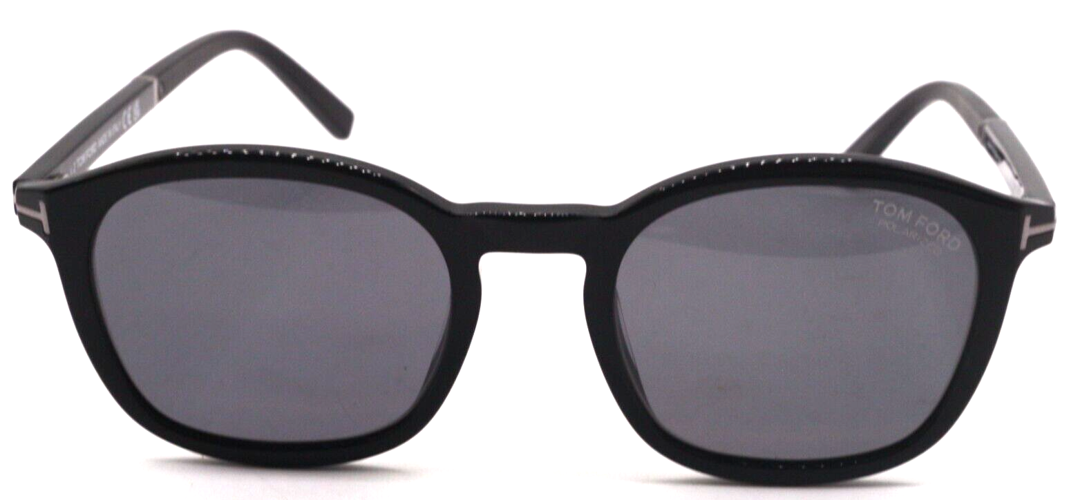 Pre-owned Tom Ford Tf1020-n 01d Jayson Black/polarized Grey Lens Authentc Sunglasses 52-21