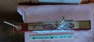 Deluxe E Z Bow Maker Hardwood With Ribbon Spool Holder Red With Directions