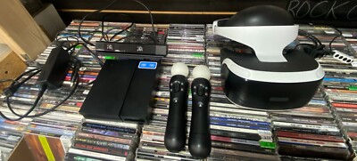 PS4 VR Headset with Motion Controllers As-Is PlayStation 4
