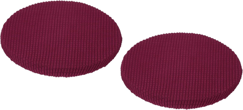 Stool Covers round 2 Pack, round Bar Stool Covers with Elastic Bands Dia.11-14