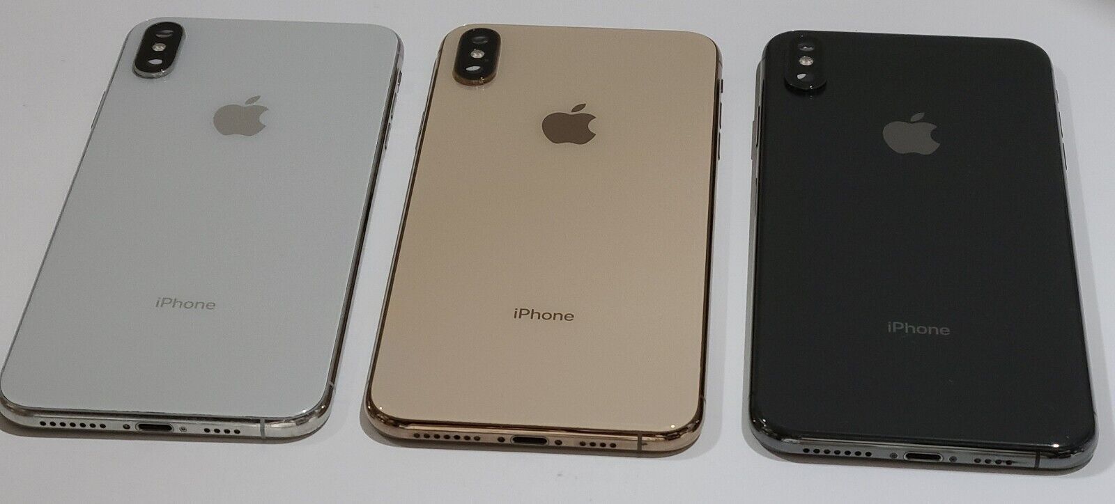 Oem Apple Iphone XS original Housing, No Rear Camera,3 Color
