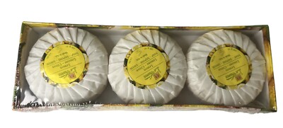 Leveneri Limone (Lemon) Soap Made in Italy  Individually Wrapped Sealed 3 Bars